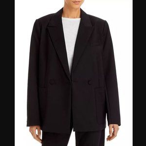 Good American The Boss 2.0 Double Breasted Blazer Black 4